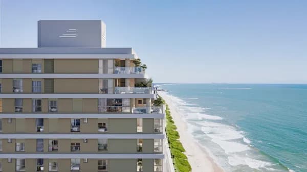 Apartamentos frente mar 4 Suítes, 3 vagas de garagem