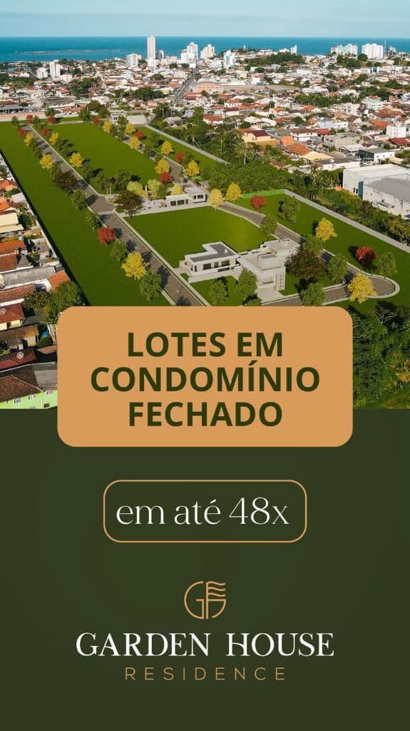 Garden House o primeiro condomínio fechado de Barra Velha/SC.