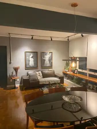 Apartamento a venda, 2 dormitorios, 1 suite, sem vaga, semi mobiliado - Bela Vista