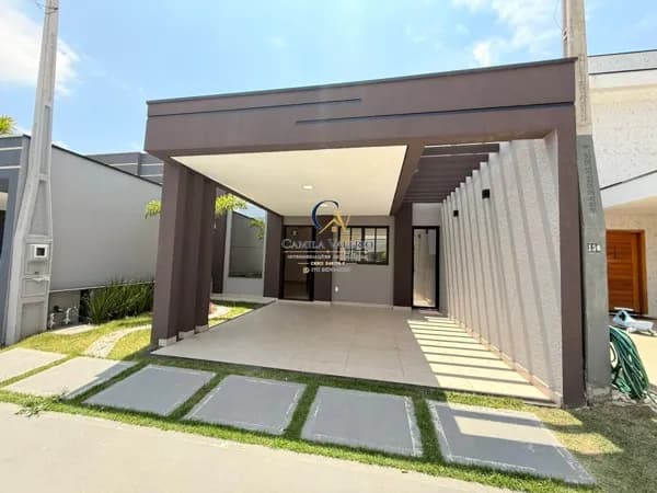 VENDE-SE CASA NO CONDOMINIO PARK REAL NA CIDADE DE INDAIATUBA COM 3 DORMITORIOS SENDO 1 SUITE NOVA NUNCA HABITADA , ACEITA FINANCIAMENTO 900 MIL .