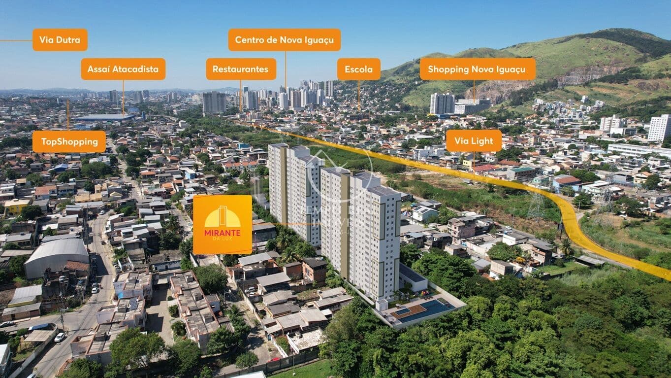 Super apartamento no bairro da Luz, pertinho do shopping nova Iguaçu!