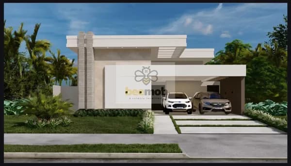 Casa Térrea com 3 suítes mobiliada no Alphaville - Campo Grande-MS