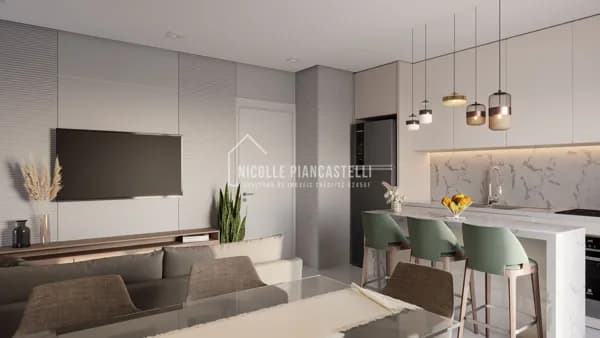 Apartamento Giardino com 1 suíte + 1 quarto, no bairro Costa e Silva