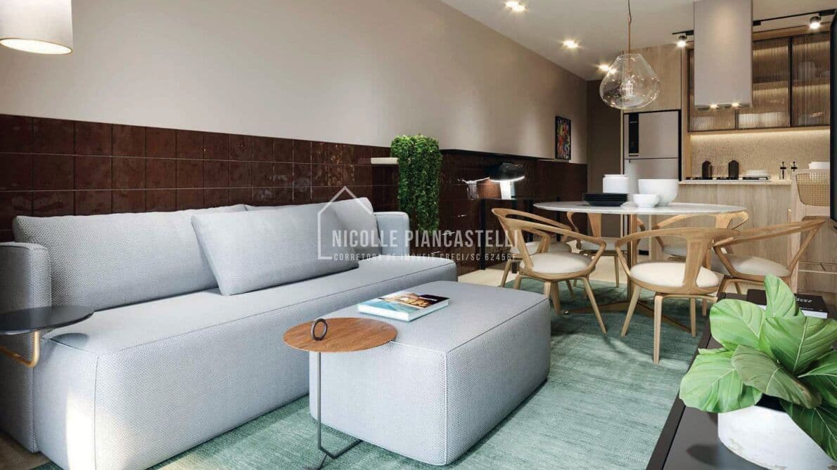 Apartamento com 1 suíte + 2 quartos, no Anita Garibaldi