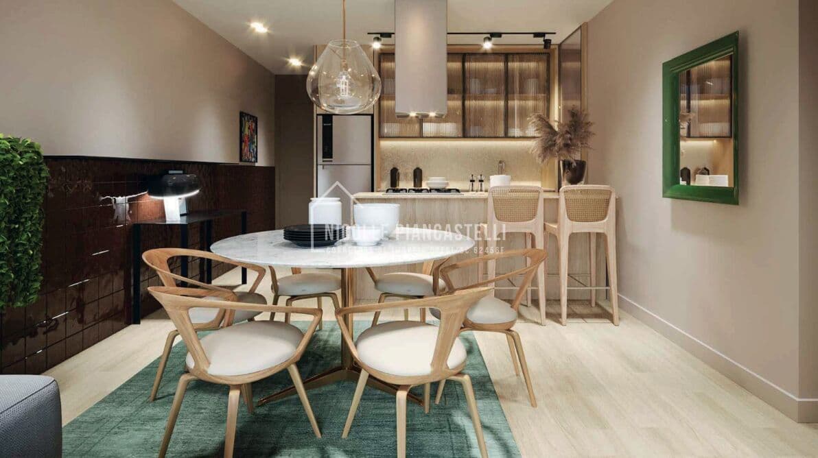 Apartamento com 1 suíte + 2 quartos, no Anita Garibaldi