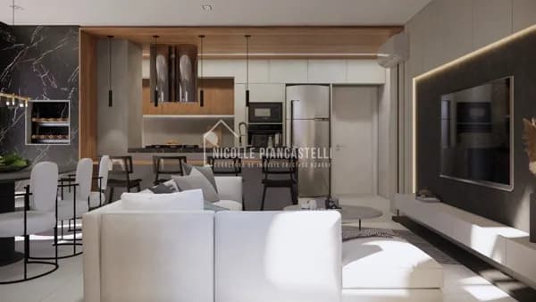 Apartamento com 1 suíte + 1 quarto, no América.