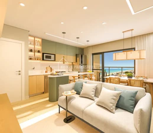 Apartamento com 1 suíte + 1 dormitório no Barra Home Resort, em Itapoá/SC