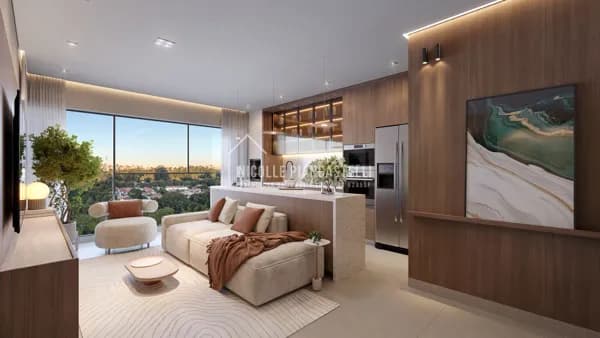 Apartamento 1 suíte + 2 quartos, no Anita Garibaldi.