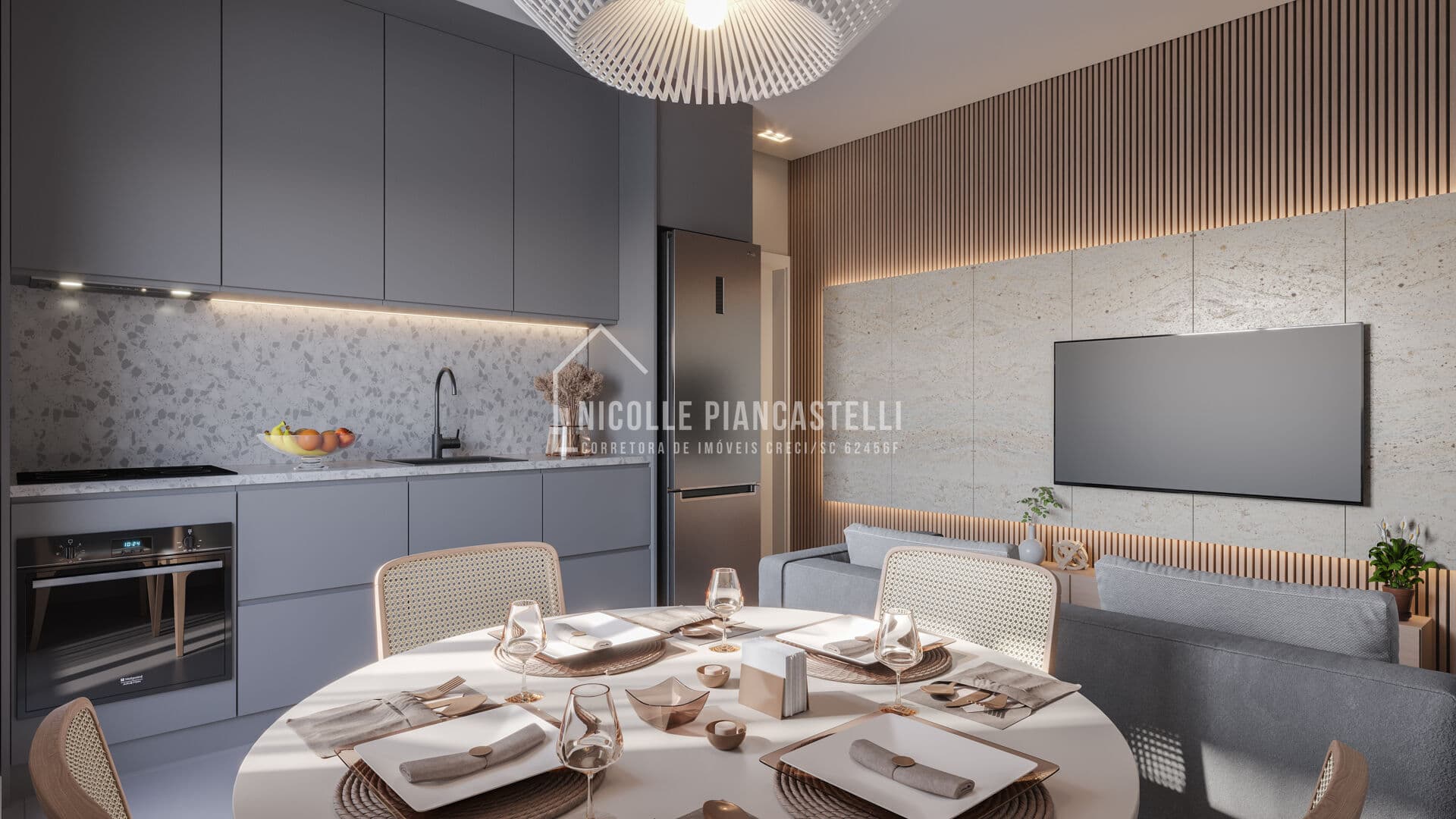 Apartamento com 1 suíte + 1 dormitório, no bairro Saguaçú