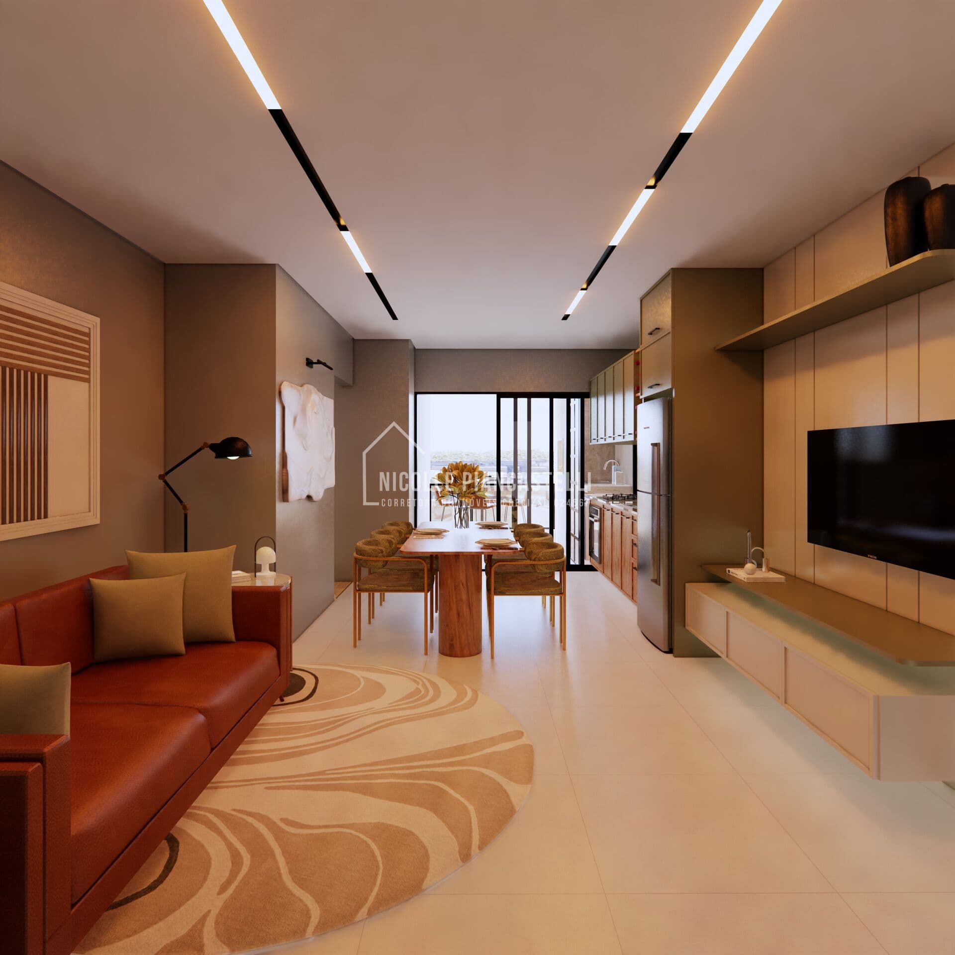 Apartamento com 1 suíte + 2 quartos, no Bom Retiro.