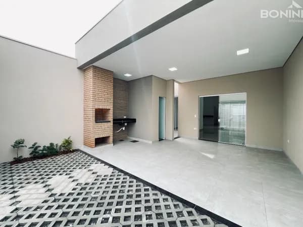 Casa nova para venda, 125,00 m² área construída, bairro Jardim Terramérica em Americana-SP.