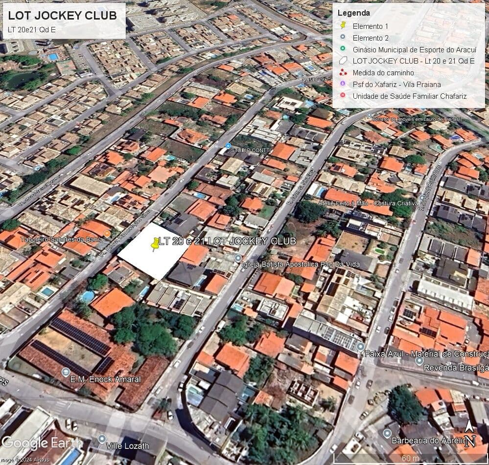 2 LOTES JUNTOS, PLANOS, MURADO, PRONTO PARA CONSTRUÇÃO, CENTRO, LAURO DE FREITAS, Lauro de Freitas/BA