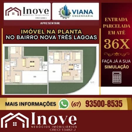 Casa em Três Lagoas - Centro