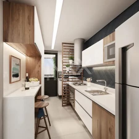 Apartamento Novo com 2 Dormitórios + Terraço Gourmet + Lazer Completo na Aparecida em Santos/SP