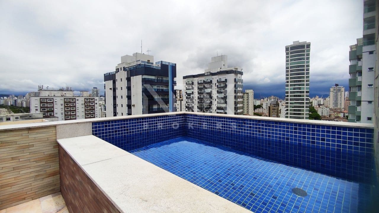Cobertura Duplex com Vista para o Mar à venda na Ponta da Praia em Santos/SP