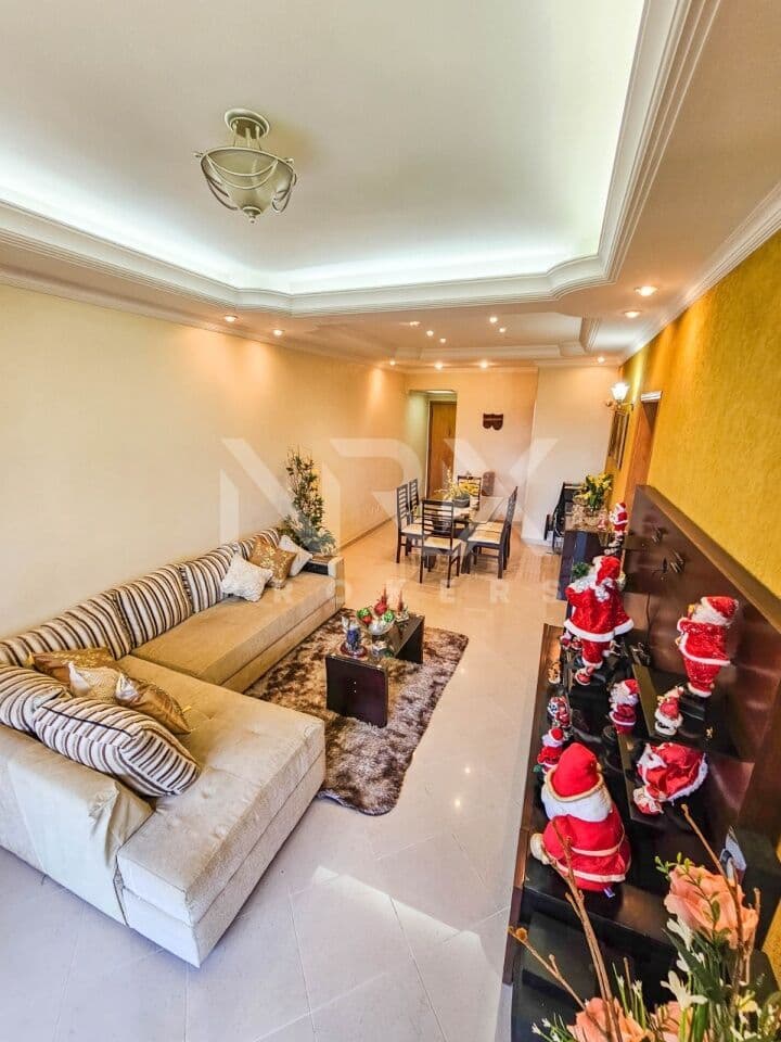 Apartamento de 3 Suítes na Quadra da Praia da Aparecida em Santos/SP