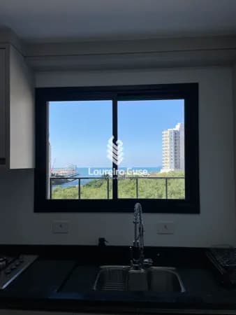Apartamento com terraço privativo de frente para área verde com vista mar 2 suítes a venda