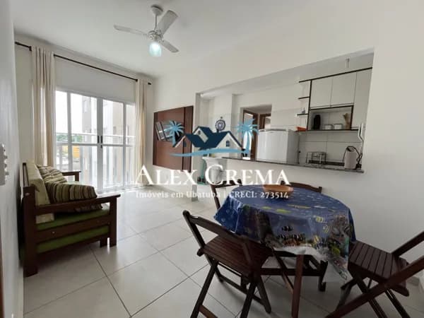 Apartamento 2 dormitórios em área valorizada de Ubatuba