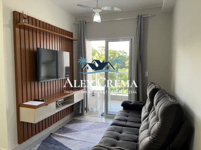 Apartamento à venda na Praia Grande - Ubatuba - 2 dormitórios - Varanda Gourmet e Piscina.