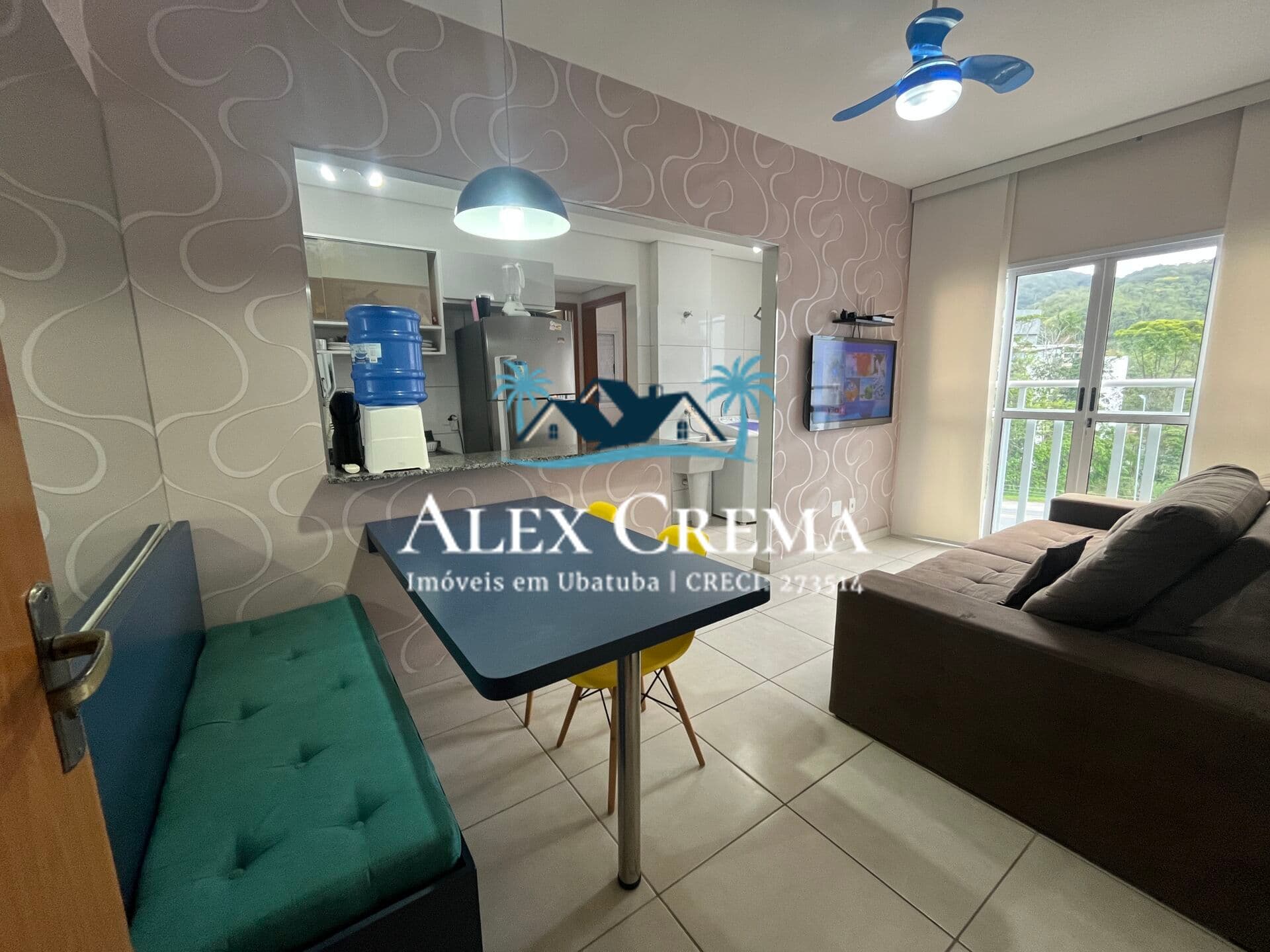 Apartamento com 2 dormitórios à venda, Decorado, Lazer Completo - Estufa I - Ubatuba/SP