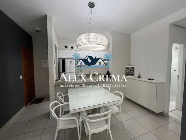 Apartamento mobiliado com varanda gourmet na Praia Grande – Ubatuba