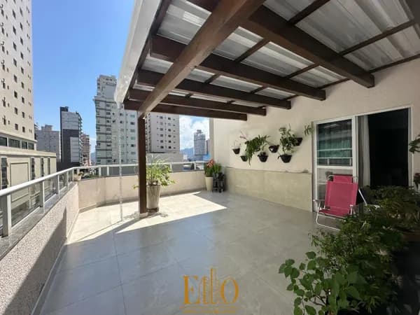 Apartamento Cobertura mobiliado a venda, 02 suítes + 1 dorm. Até 100x