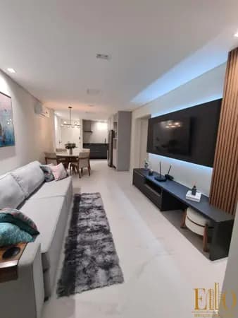 Apartamento à venda Mobiliado, 01 Suíte + 01 Dormitório + 1 vaga privativa. Vista mar! Centro. Itapema/SC