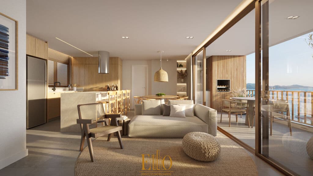 Apartamento Sunhaus Tower, 02 Suítes + 02 Vagas, Andar Alto. Balneário Pereque/ Porto Belo.