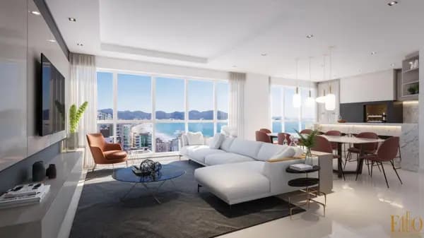 Apartamento no Edifício Grand Provence, 04 Suítes na Quadra Mar! Meia Praia em Itapema/ SC