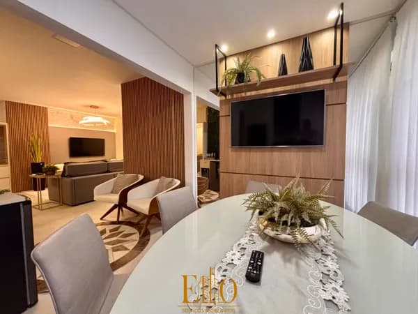 Edifício vila de Layon, Mobiliado, pronto pra morar! 03 Suítes + 02 Vagas. Meia Praia