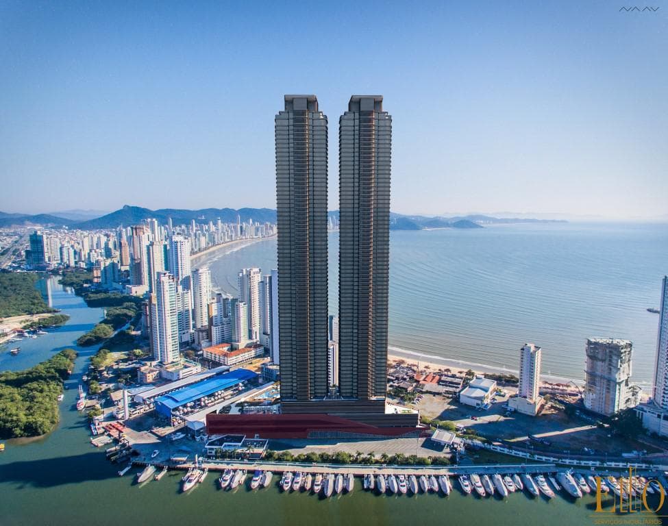 Apartamento Yachthouse Residence Club , 04 Suítes sendo 1 master+ 03 vagas. Vista Mar!