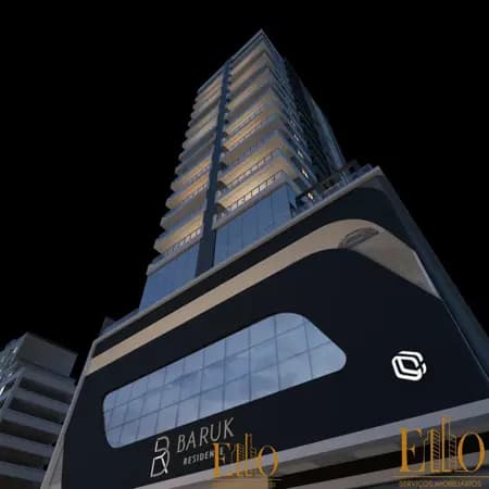 NOVO! Baruk Residence, Apartamento com 3 Suítes + 2 vagas na Meia Praia, Itapema SC