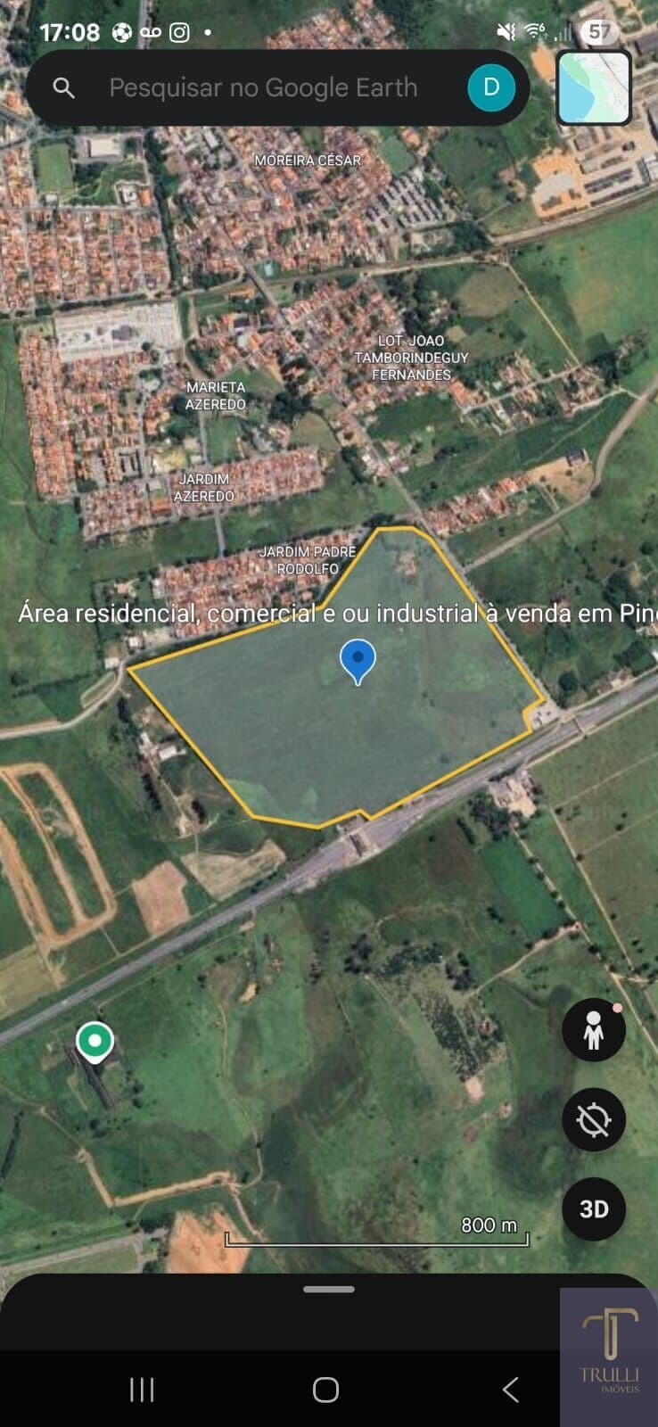 Área de 495.000 m² - Residencial/Comercial , Pindamonhangaba/SP