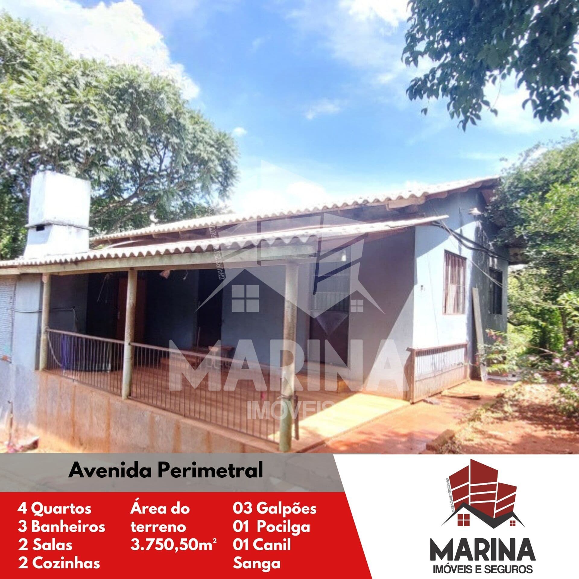 Fazenda/Sítios/Chácaras em Tenente Portela - Centro