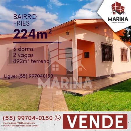 Casa em Tenente Portela - Fries