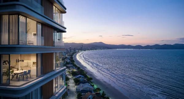 Maravilhoso empreendimento,frente mar,em Perequê.