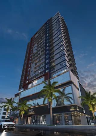 Empreendimento com ótimo lazer,localizado em Meia Praia.