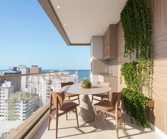 Empreendimento em Meia Praia,área de lazer ótima.