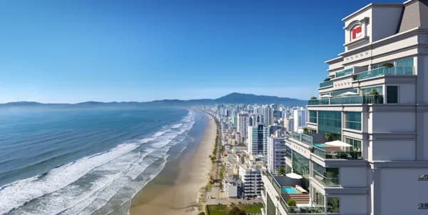 Lindo empreendimento de frente para o mar e lazer completo.