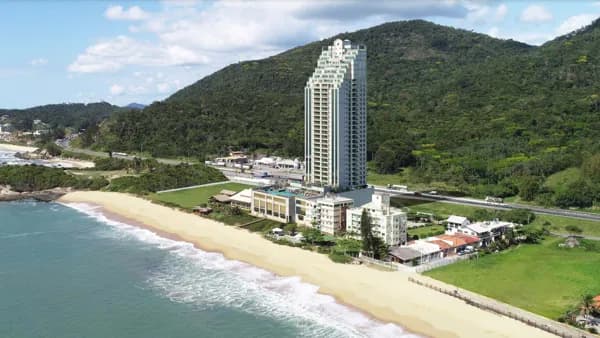 Empreendimento em Itapema de frente para o mar.