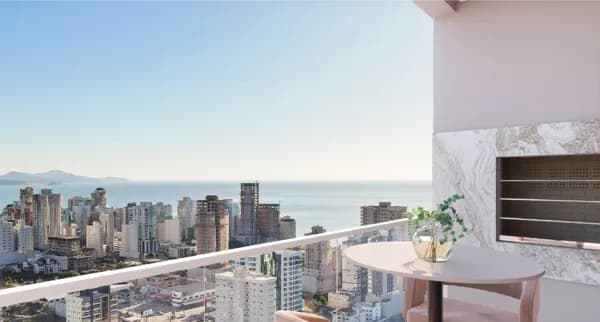 Empreendimento com vista para o mar,completa área de lazer.