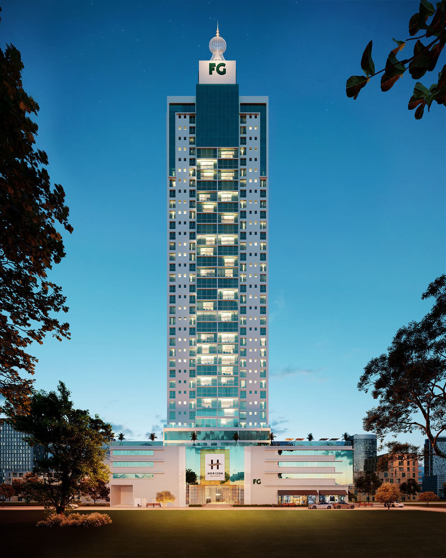 Empreendimento no centro de Balneário Camboriú,completa área de lazer.