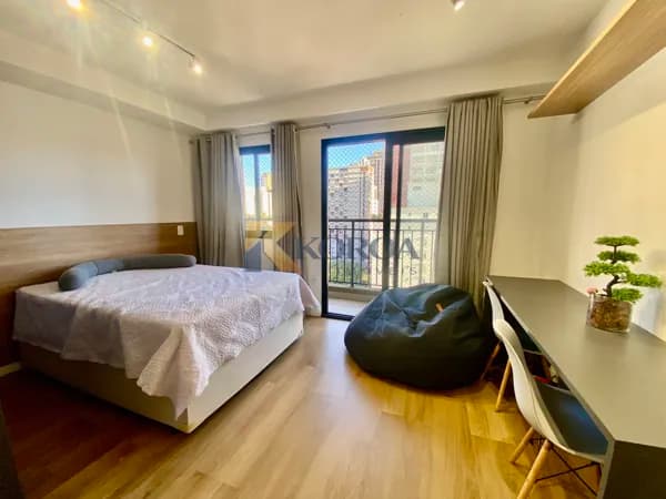 Studio mobiliado em frente a PUC Perdizes