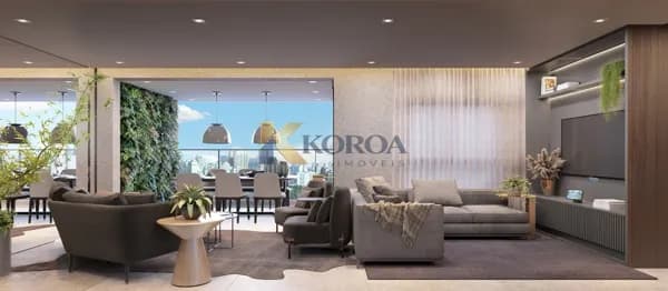 Amplo Apartamento Sofisticado com 2 vagas marcadas na Garagem