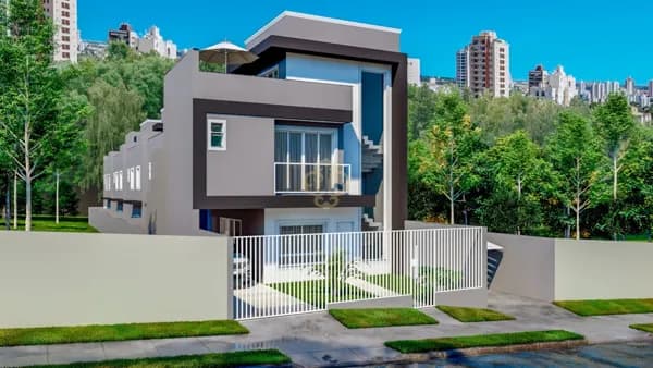 Sobrado com 3 dormitórios à venda, 120 m² por R$ 749.900,00 - Portão - Curitiba/PR