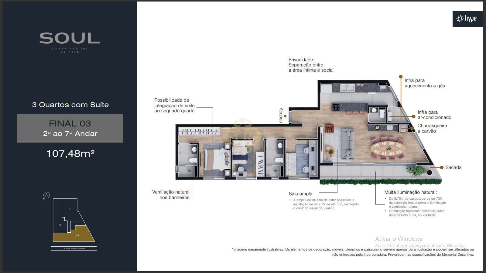 Apartamento em Curitiba - Boa Vista
