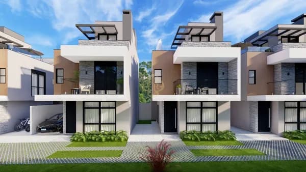 LANÇAMENTO – RESIDENCIAL TERRAZA - CONDOMÍNIO DE SOBRADOS TRIPLEX NO HAUER