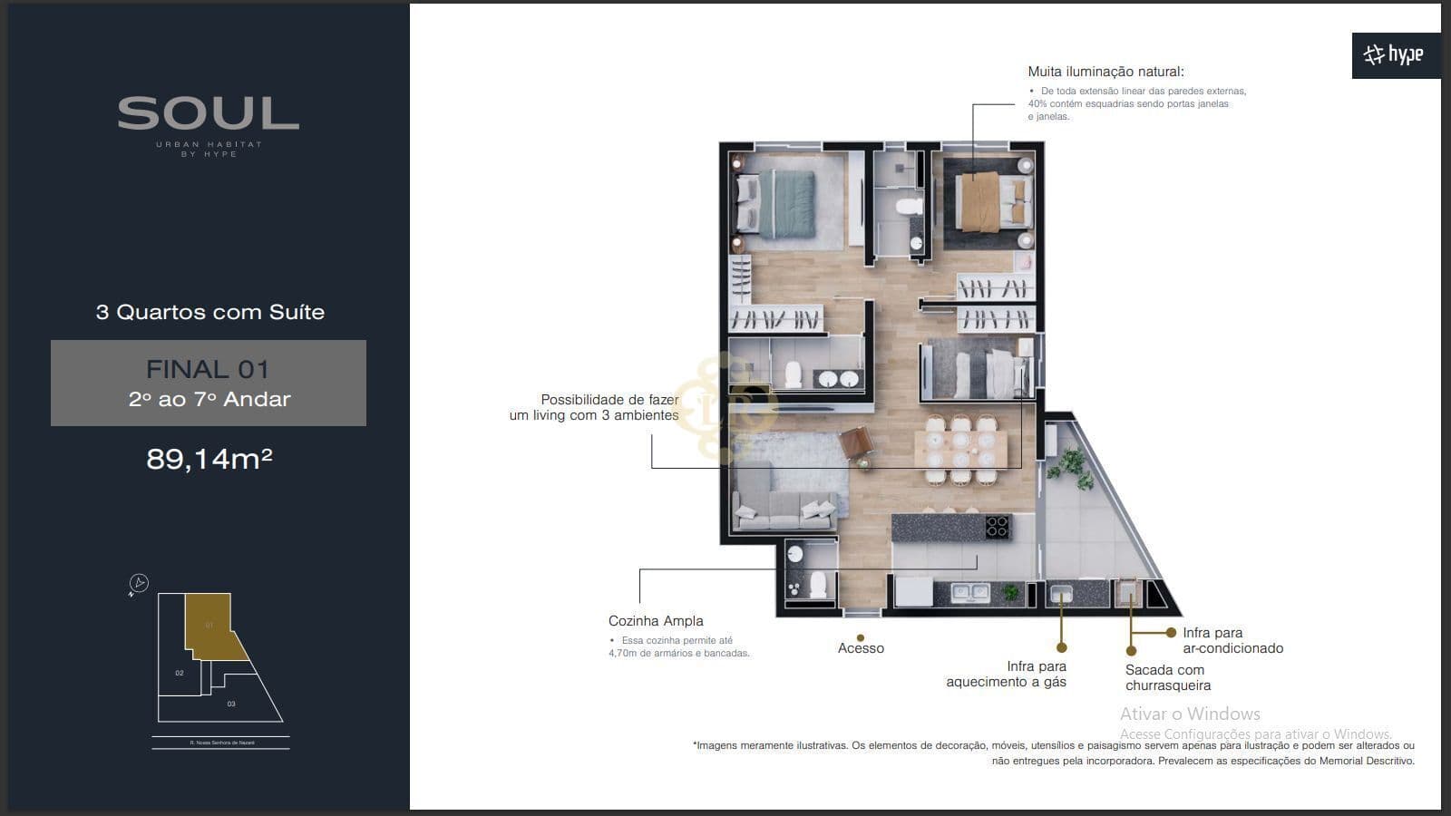 Apartamento em Curitiba - Boa Vista