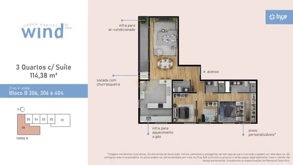 Apartamento em Curitiba - Santa Felicidade