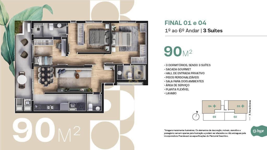 Apartamento em Curitiba - Portão